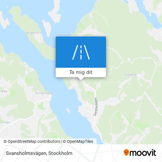 Svansholmsvägen karta