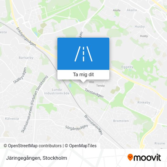 Järingegången karta