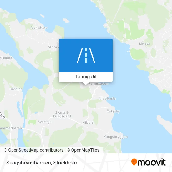 Skogsbrynsbacken karta