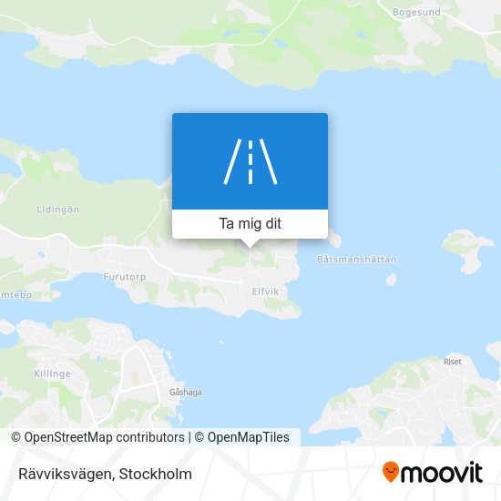 Rävviksvägen karta