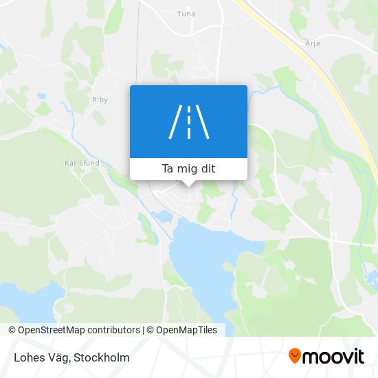 Lohes Väg karta