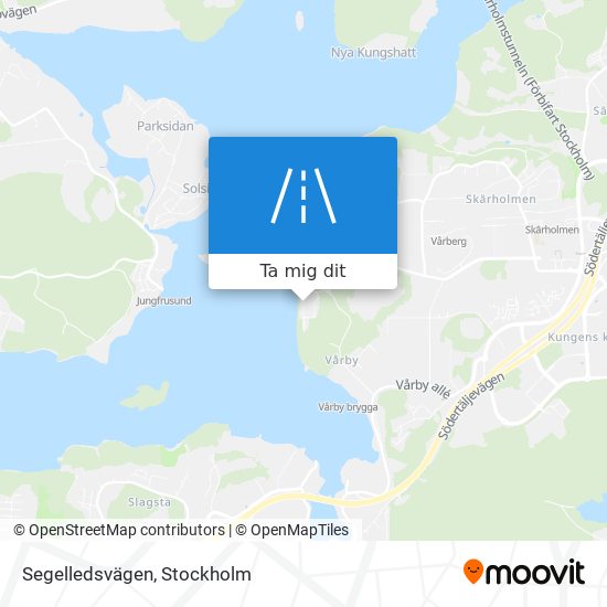 Segelledsvägen karta