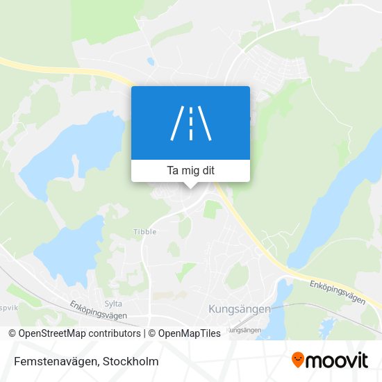 Femstenavägen karta
