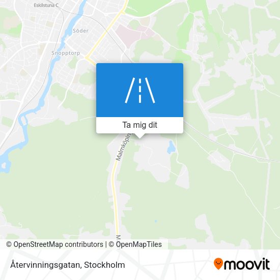 Återvinningsgatan karta