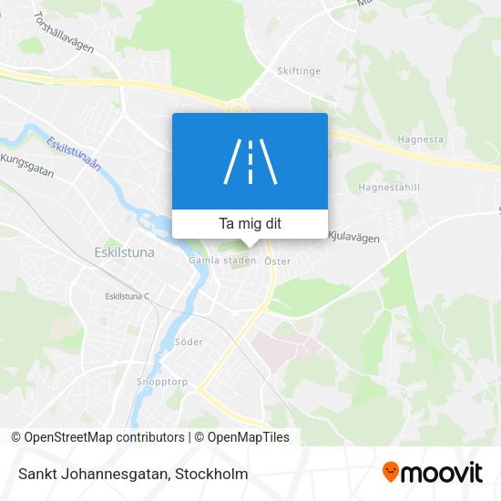 Sankt Johannesgatan karta