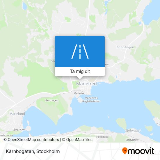 Kärnbogatan karta