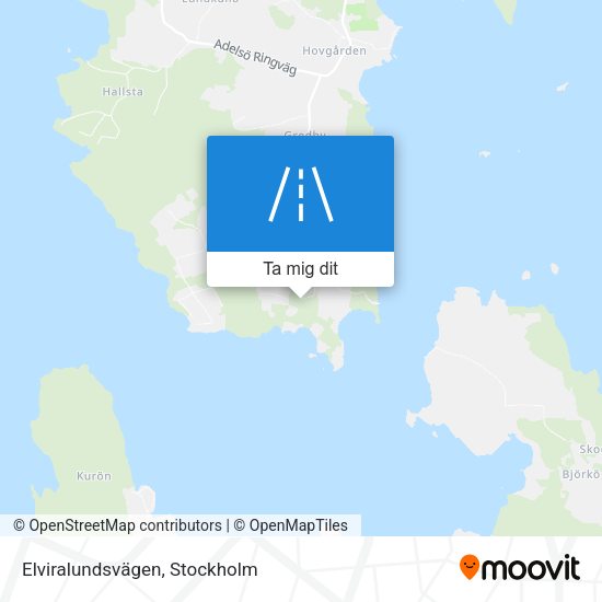 Elviralundsvägen karta