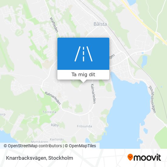 Knarrbacksvägen karta