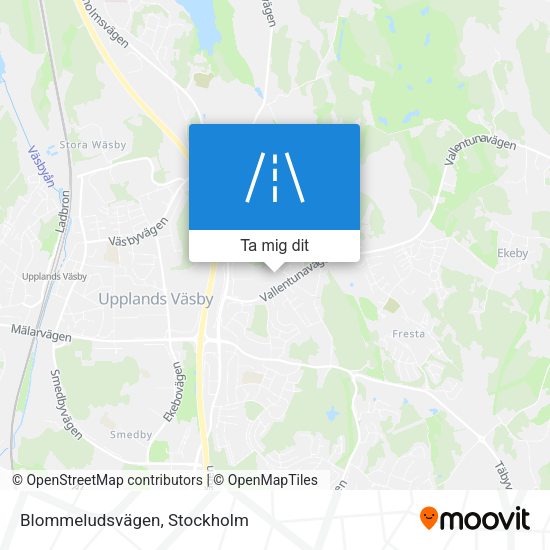 Blommeludsvägen karta