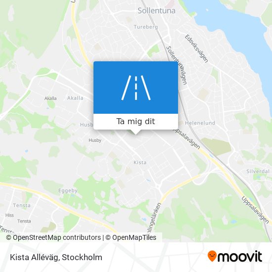 Kista Alléväg karta