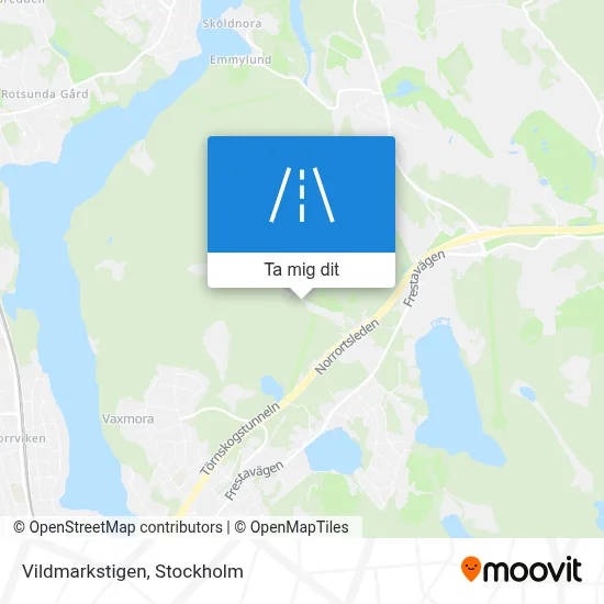 Vildmarkstigen karta