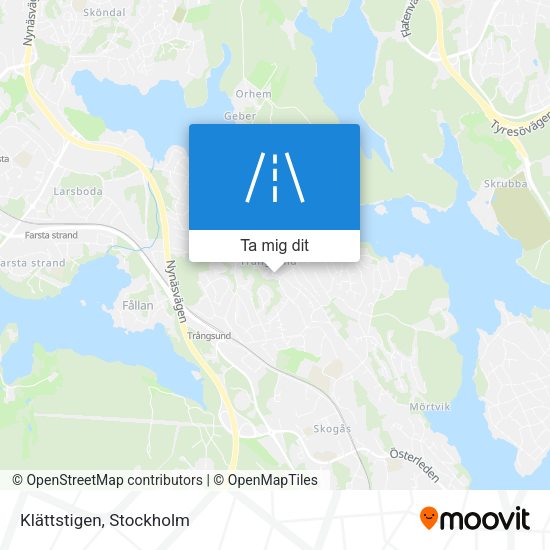 Klättstigen karta