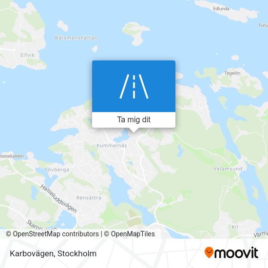 Karbovägen karta