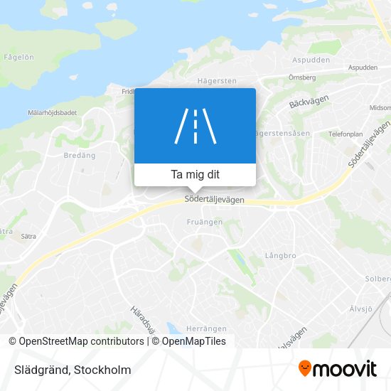 Slädgränd karta