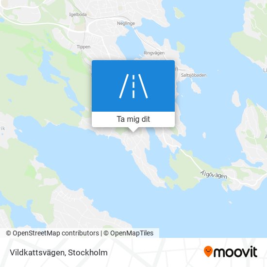 Vildkattsvägen karta