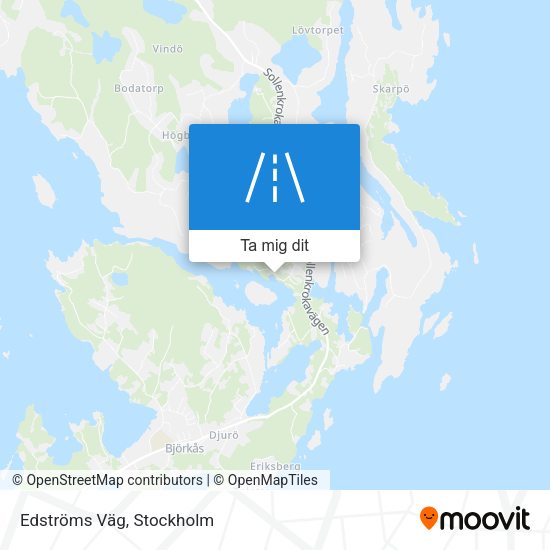Edströms Väg karta