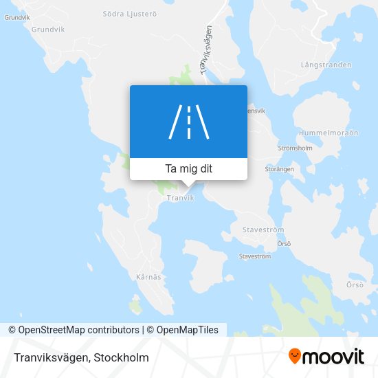 Tranviksvägen karta