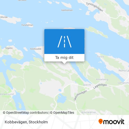 Kobbevägen karta