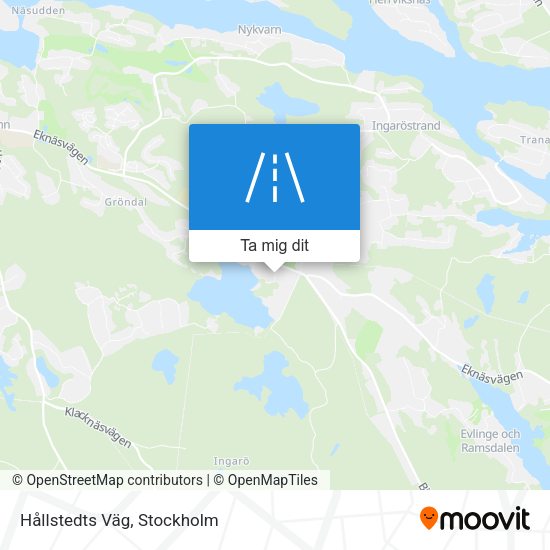 Hållstedts Väg karta
