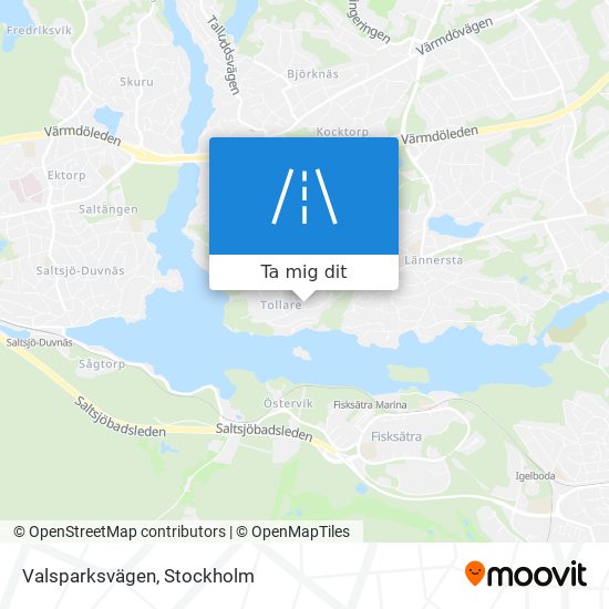 Valsparksvägen karta