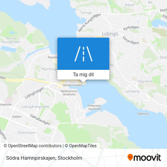 Södra Hamnpirskajen karta