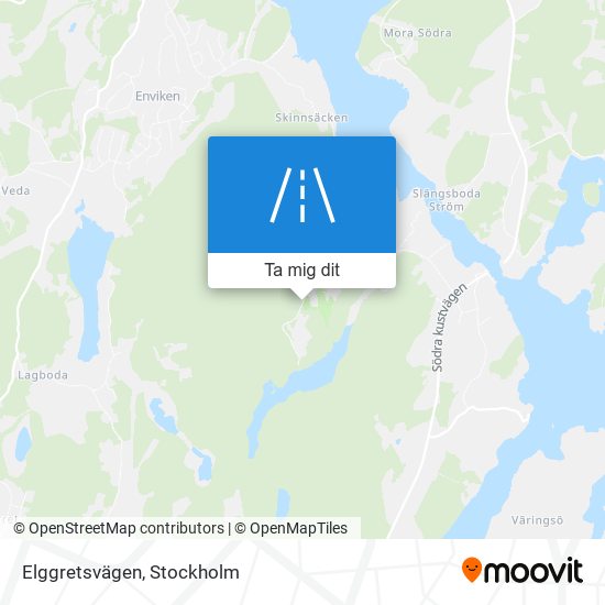 Elggretsvägen karta