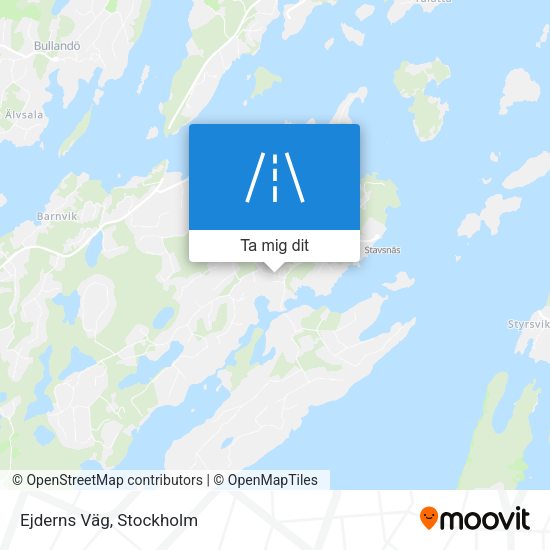 Ejderns Väg karta