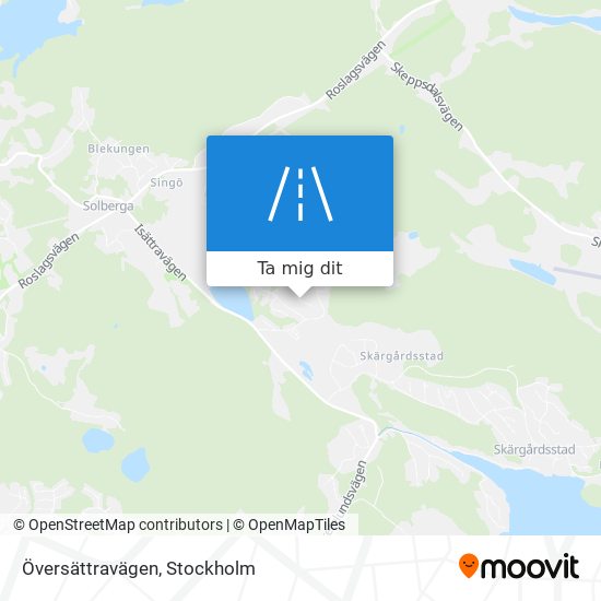 Översättravägen karta