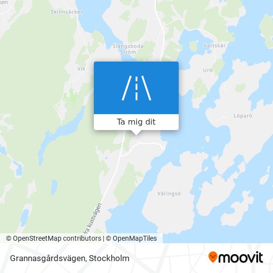 Grannasgårdsvägen karta