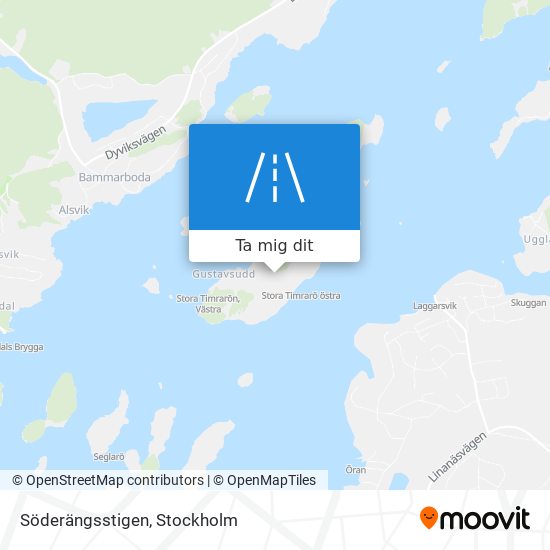 Söderängsstigen karta