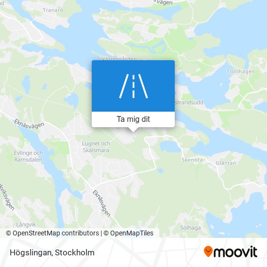 Högslingan karta