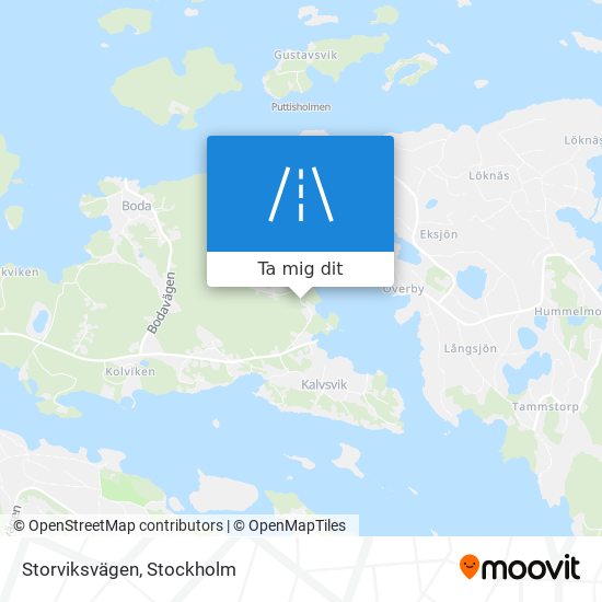 Storviksvägen karta