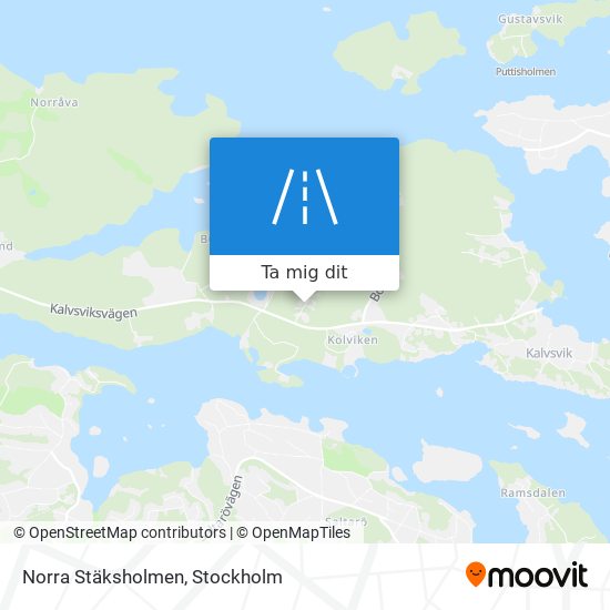 Norra Stäksholmen karta