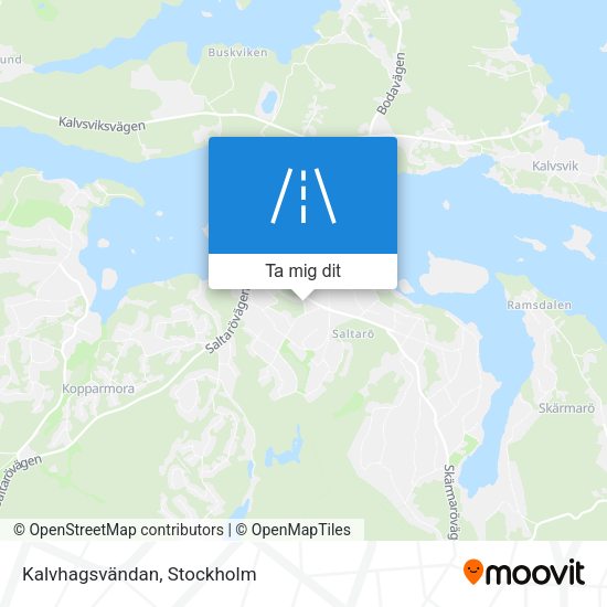 Kalvhagsvändan karta