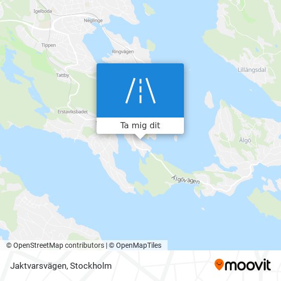 Jaktvarsvägen karta