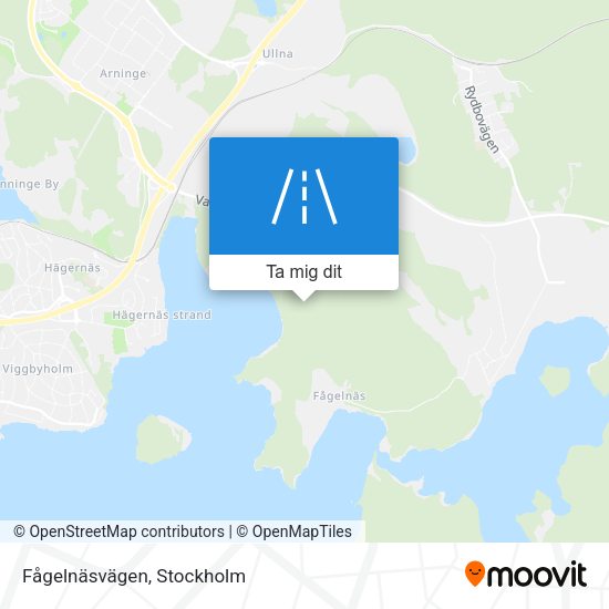 Fågelnäsvägen karta