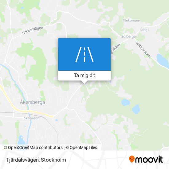 Tjärdalsvägen karta