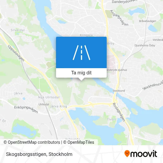 Skogsborgsstigen karta