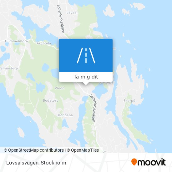 Lövsalsvägen karta