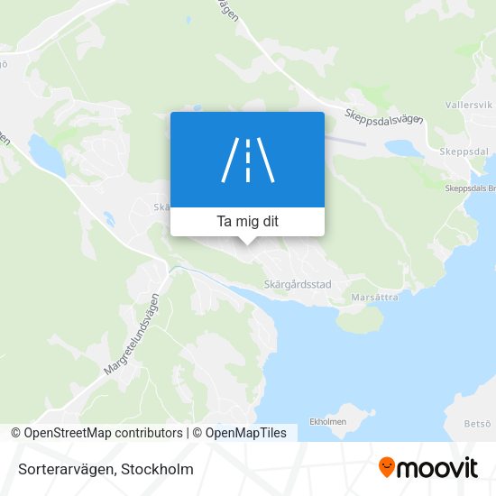 Sorterarvägen karta