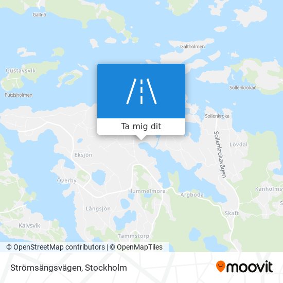 Strömsängsvägen karta