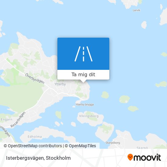 Isterbergsvägen karta