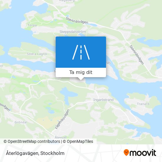 Återlögavägen karta