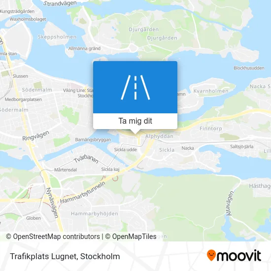 Trafikplats Lugnet karta