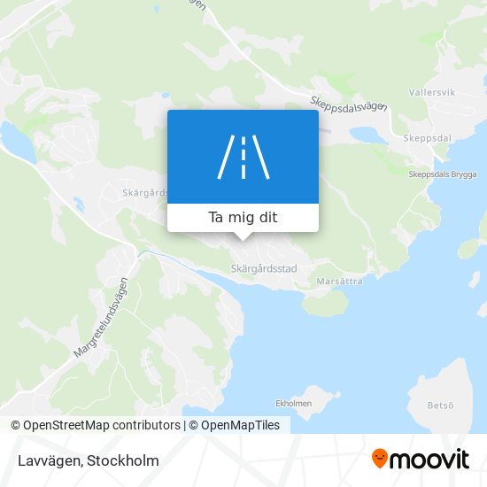 Lavvägen karta