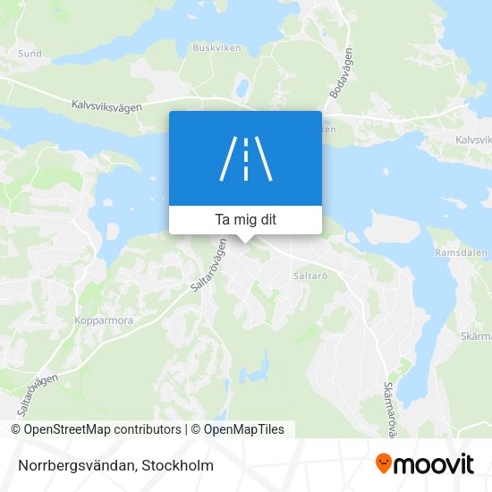 Norrbergsvändan karta