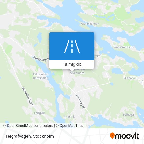 Telgrafvägen karta