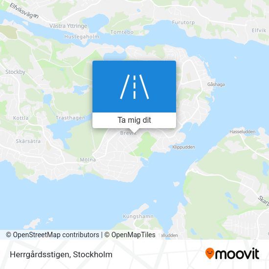 Herrgårdsstigen karta