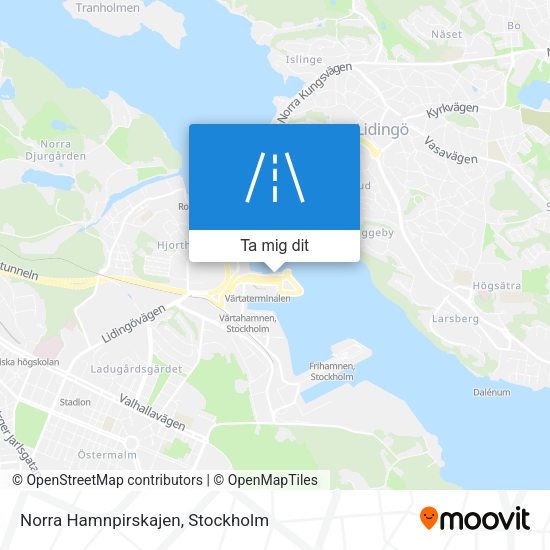 Norra Hamnpirskajen karta