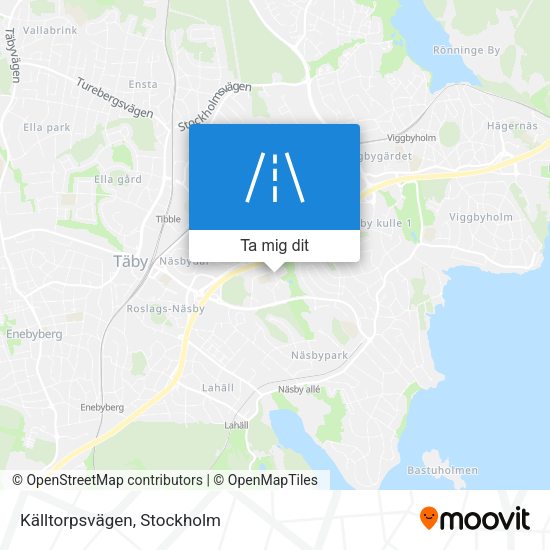 Källtorpsvägen karta